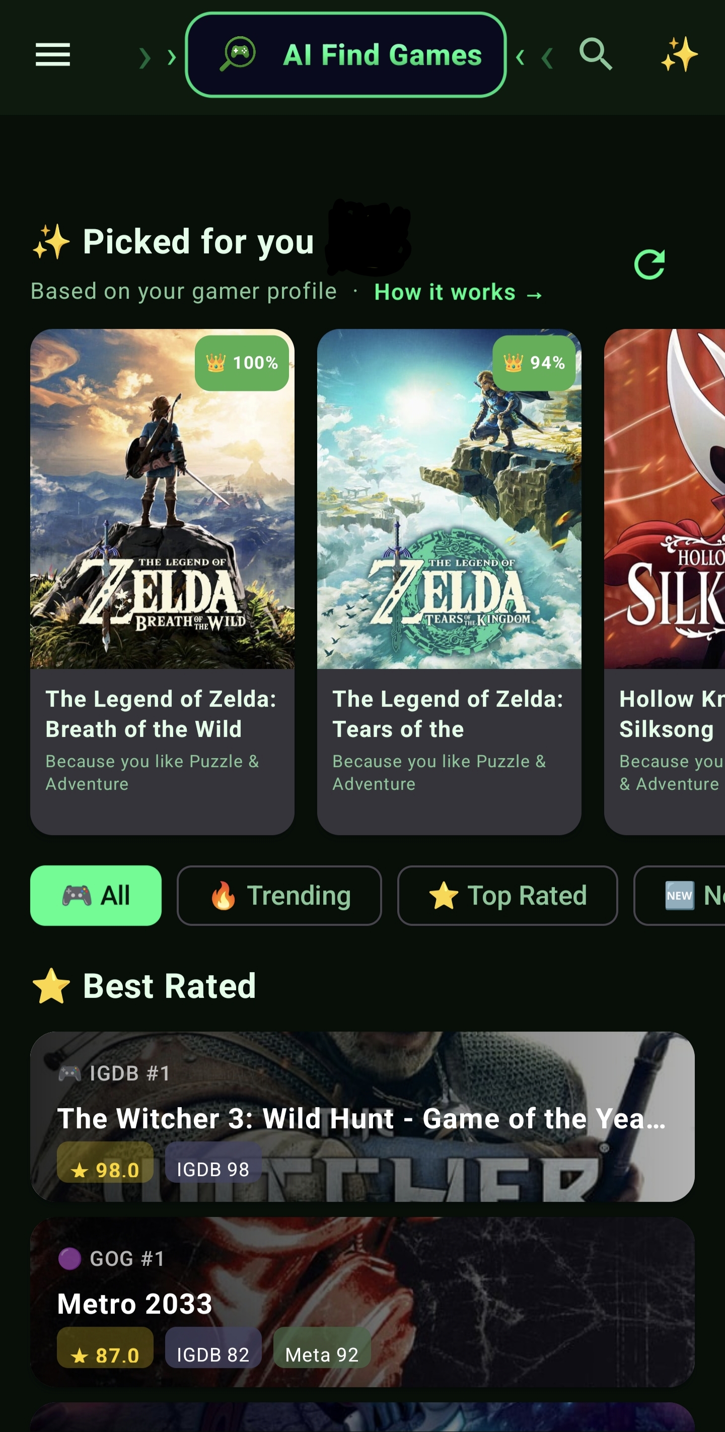 AI Find Games screenshot 1