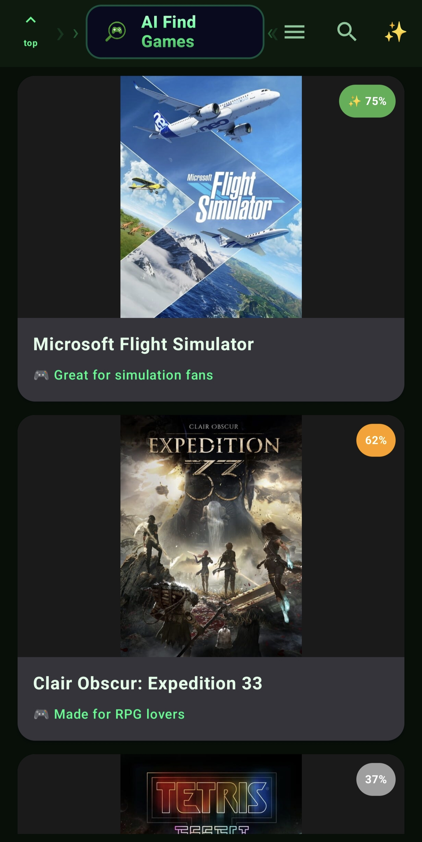 AI Find Games screenshot 2
