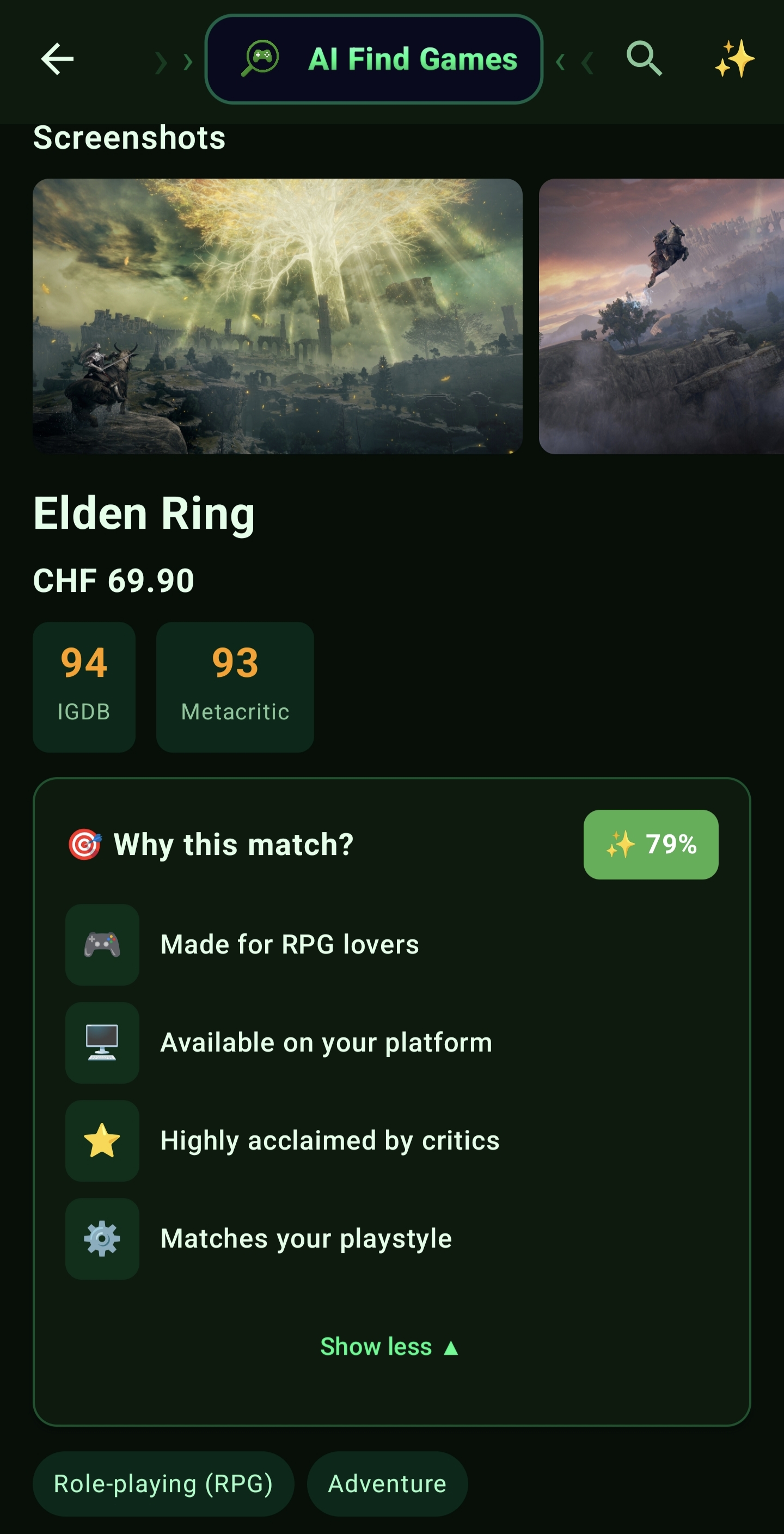 AI Find Games screenshot 3